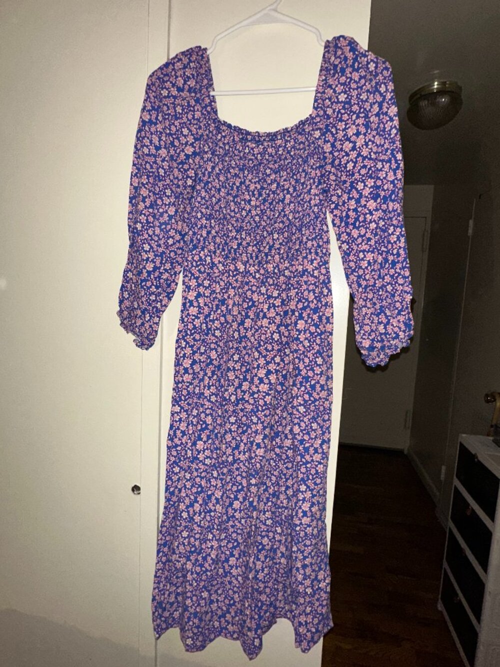 J. Crew Floral Midi Dress